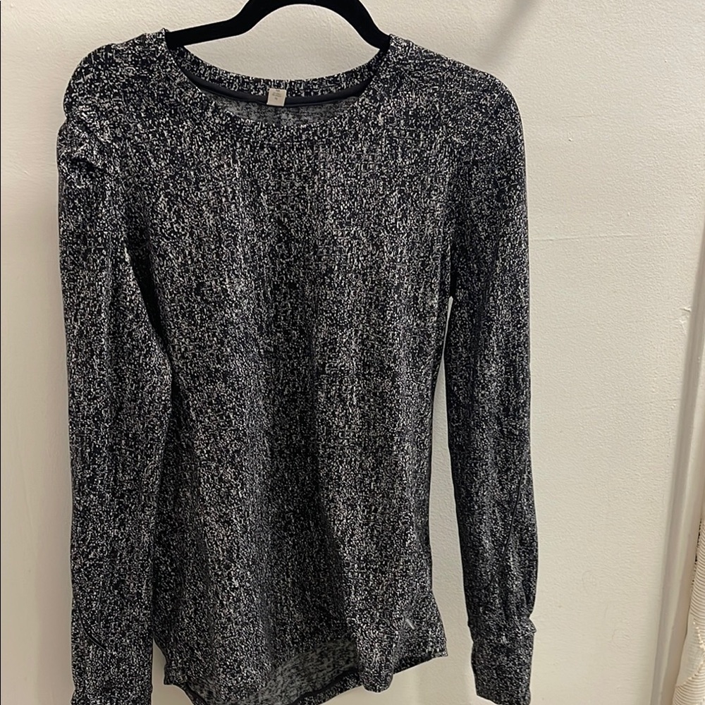 Chic Black and White Knit Top